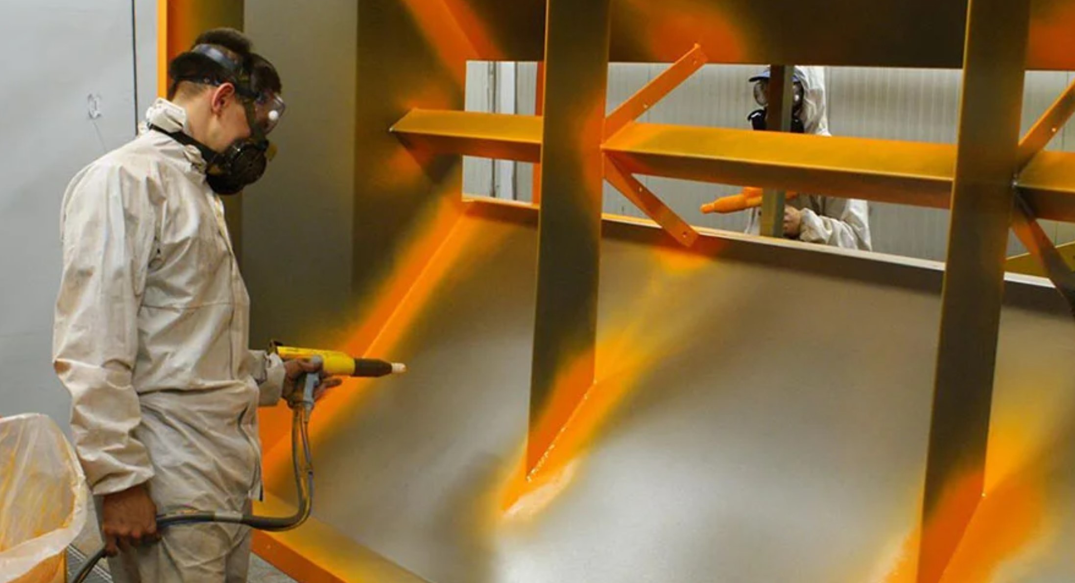 Modern powder coating facility